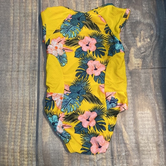 Cat and Jack Baby girl swim suit size 18 months Hawaiian Print - Picture 2 of 4
